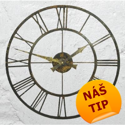 Venkovní hodiny železné
